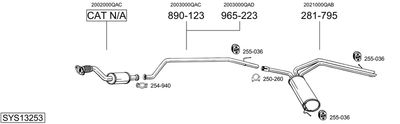 BOSAL SYS13253
