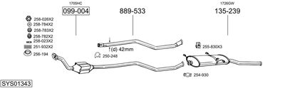 BOSAL SYS01343