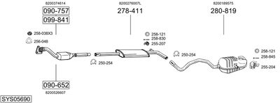 BOSAL SYS05690