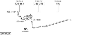 BOSAL SYS17005