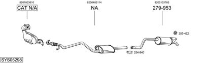 BOSAL SYS05298 BOSAL SYS05298