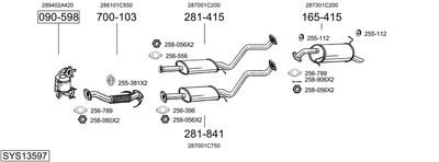 BOSAL SYS13597