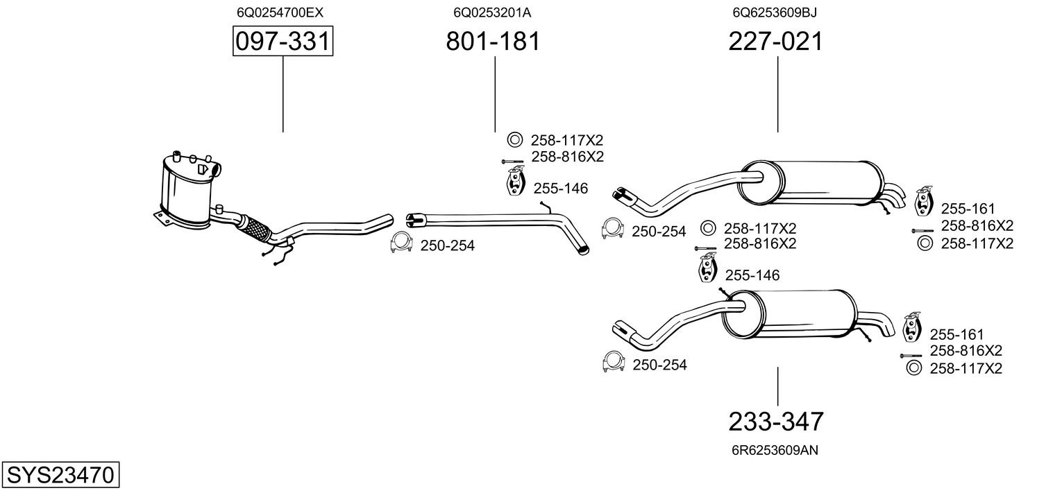 BOSAL SYS23470