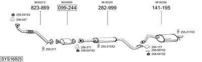 BOSAL SYS16825