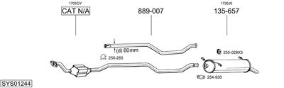 BOSAL SYS01244