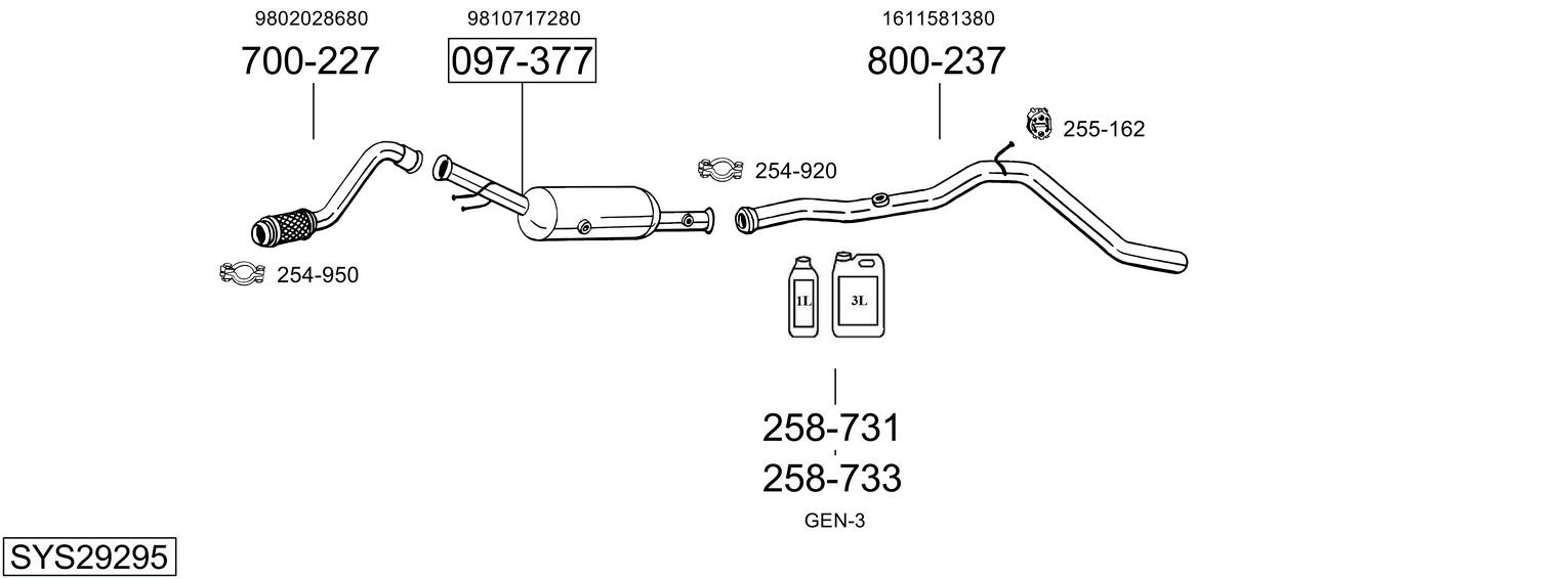 BOSAL SYS29295