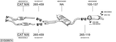 BOSAL SYS09974
