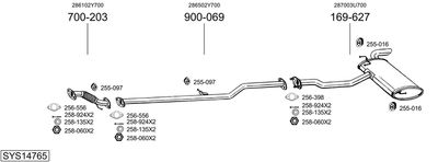 BOSAL SYS14765