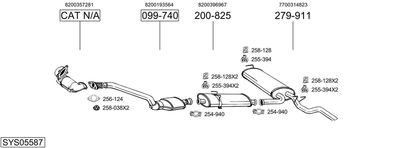 BOSAL SYS05587