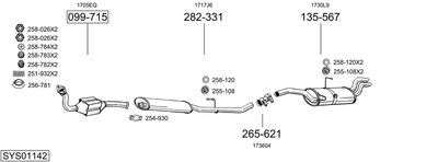 BOSAL SYS01142