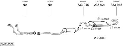 BOSAL SYS16579