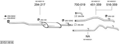 BOSAL SYS11818