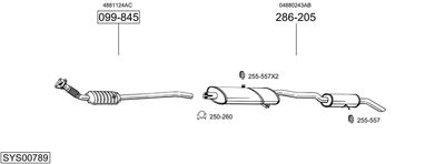 BOSAL SYS00789