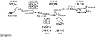 BOSAL SYS25455