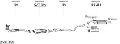 BOSAL SYS11755