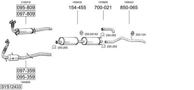 BOSAL SYS12433