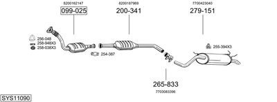 BOSAL SYS11090