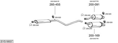 BOSAL SYS18007