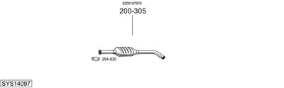 BOSAL SYS14097 BOSAL SYS14097