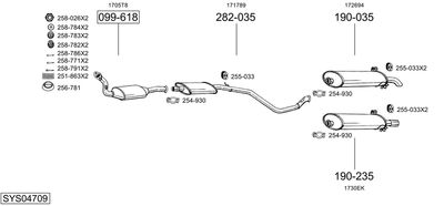 BOSAL SYS04709
