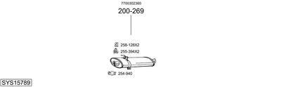 BOSAL SYS15789