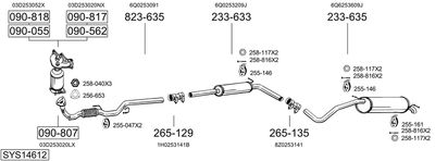 BOSAL SYS14612