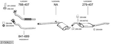 BOSAL SYS06231