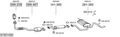 BOSAL SYS01458