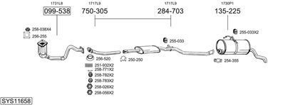 BOSAL SYS11658