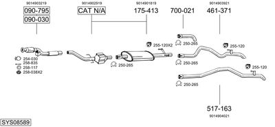 BOSAL SYS08589