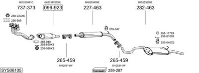 BOSAL SYS06105