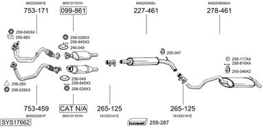 BOSAL SYS17662