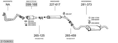 BOSAL SYS06093