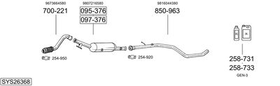 BOSAL SYS26368