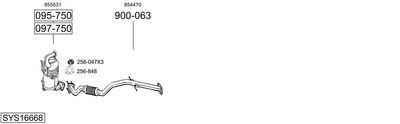 BOSAL SYS16668 BOSAL SYS16668