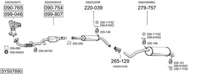 BOSAL SYS07890