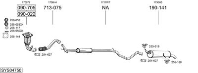 BOSAL SYS04750