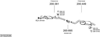 BOSAL SYS22538