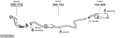 BOSAL SYS25364 BOSAL SYS25364