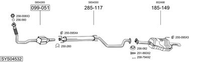 BOSAL SYS04532