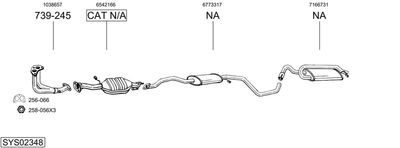 BOSAL SYS02348 BOSAL SYS02348