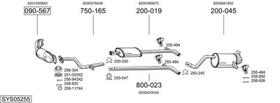 BOSAL SYS05255