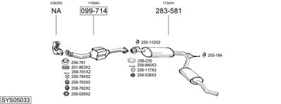 BOSAL SYS05033