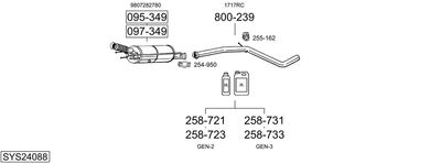 BOSAL SYS24088