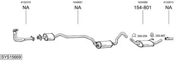 BOSAL SYS15669 BOSAL SYS15669
