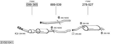 BOSAL SYS01041