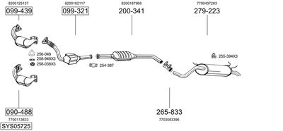 BOSAL SYS05725