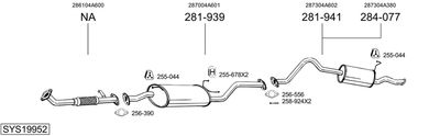 BOSAL SYS19952