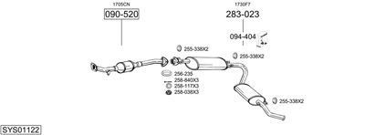 BOSAL SYS01122
