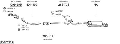 BOSAL SYS07722